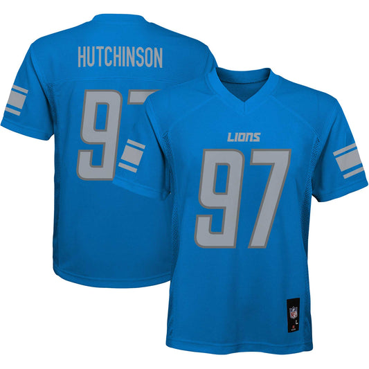 Aidan Hutchinson Detroit Lions Preschool Replica Player Jersey - Blue